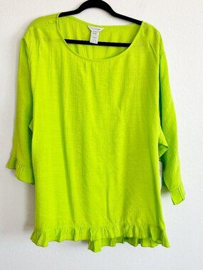 NWT Multiples Crinkle Tunic Top
